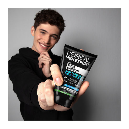 L'Oreal Paris Men Expert Pure Charcoal Κρέμα για Scrub Προσώπου 100ml
