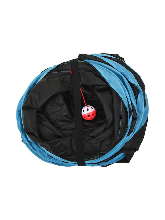 vidaXL Cat Toy Tunnel Black