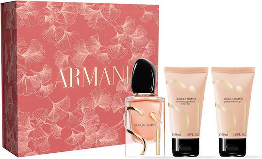 Giorgio Armani Sì Γυναικείο Σετ με Eau de Parfum και Shower Gel 3τμχ