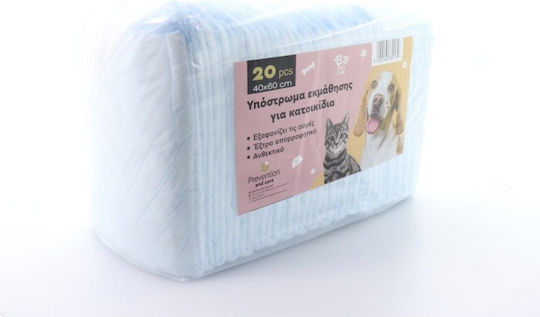 Prevention Care Training Underpad Pets 40x60cm Dog Floor Diapers 60x60cm 20pcs