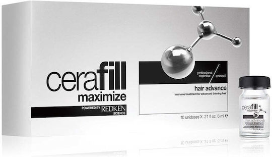 Redken Cerafill Maximize Αμπούλες Μαλλιών κατά της Τριχόπτωσης 10x6ml