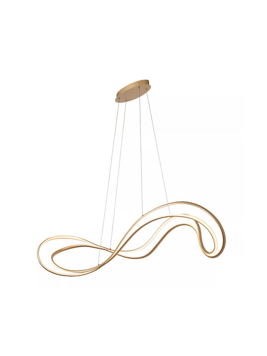 Lucide Lightning Sardana Pendant Light Gold