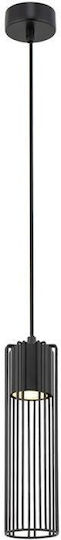 Viokef Misi Pendant Light Black Rail with Socket GU10 7.5cm