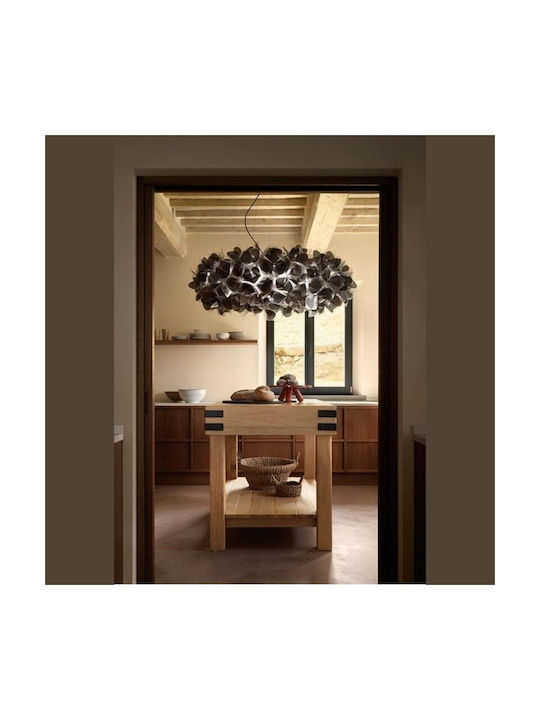 Slamp Clizia 130 Pendant Light Black for 15 Bulbs E27