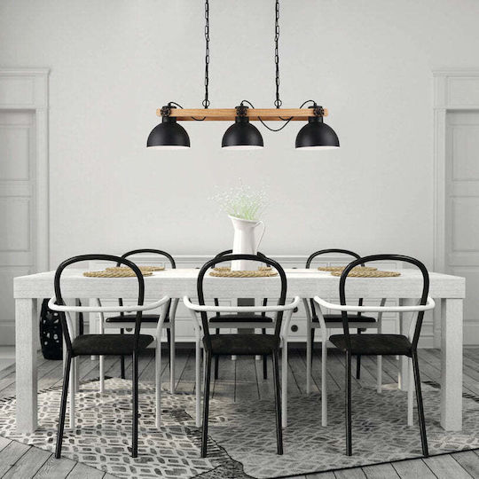 Eglo 43992 Κρεμαστό Φωτιστικό Οροφής Lubenham 3xe27 28w 230v Fsc Πιστοποιημένο