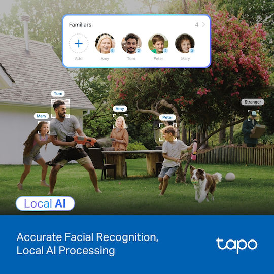 TP-LINK TAPO C560WS v1 IP Surveillance Camera Wi-Fi 4K Waterproof with Speaker and Lens 4mm