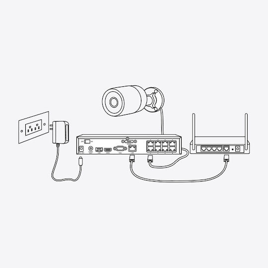 Reolink P320 IP Κάμερα Παρακολούθησης Full HD+ 5MP Αδιάβροχη με Αμφίδρομη Επικοινωνία και Φακό 2.8mm