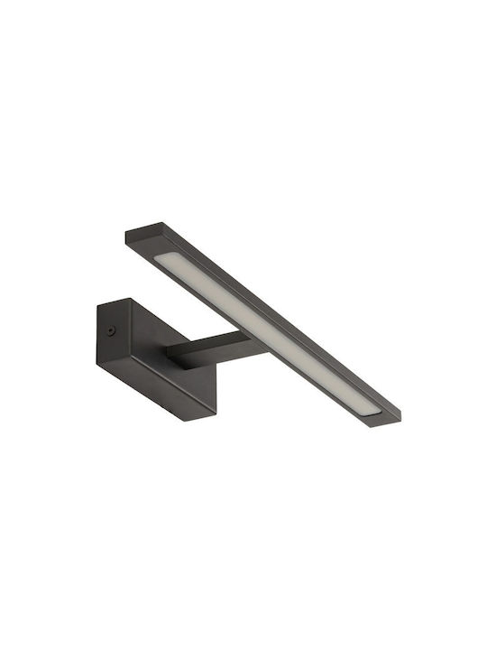 TK Lighting Lamp Bathroom with Integrated LED Black 41.5x13.5x5cm