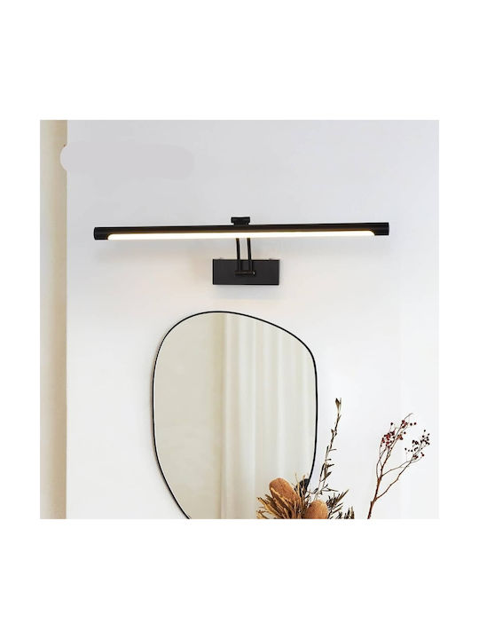 Led7 Modern Lamp Wall with Integrated LED Black 15cm