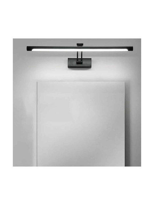 Led7 Modern Lamp Wall with Integrated LED Black 15cm