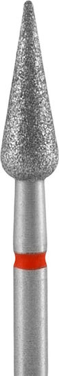 Staleks Nail Drill Diamond Cutter Bit with Flame Head Red