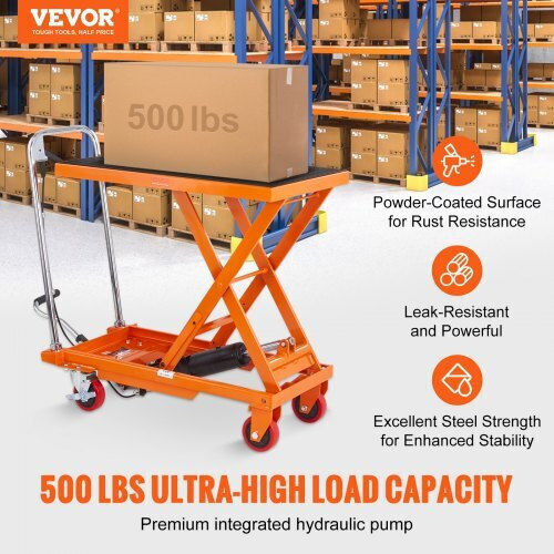 Vevor Lifting & Pulling Equipment Cart in Orange Color