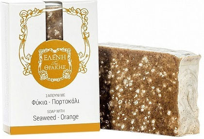 Eleni Tis THrakis Seaweed Orange Handmade Soap With Shea Butter & Coconut 120gr