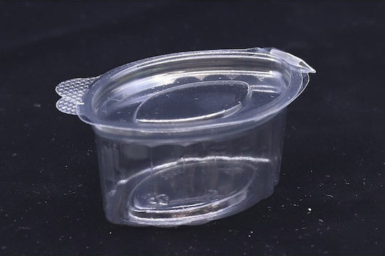 Lux Plast Disposable Plastic PET Tableware for Sauce 30ml Transparent 100pcs