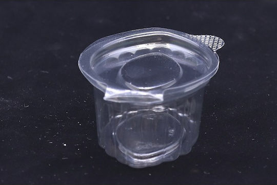 Lux Plast Disposable Plastic PET Tableware for Sauce 30ml Transparent 100pcs