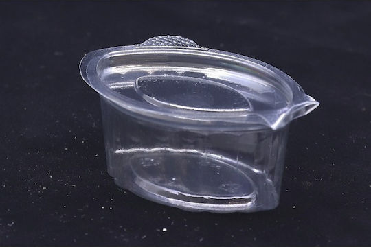 Lux Plast Disposable Plastic PET Tableware for Sauce 30ml Transparent 100pcs