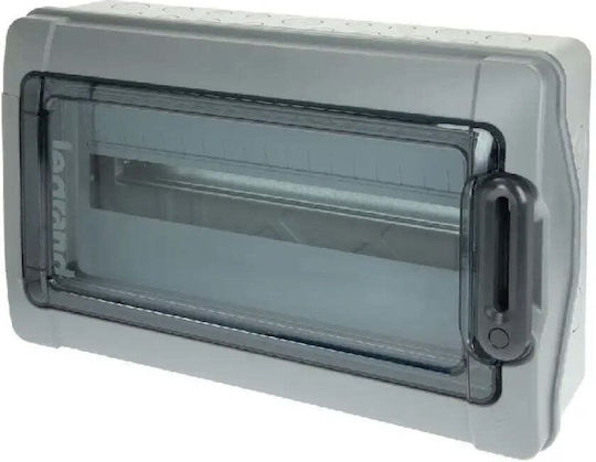 Legrand Plexo Walled Waterproof 18-Elements Fuse Box with 1 Row W448xH282xD141mm