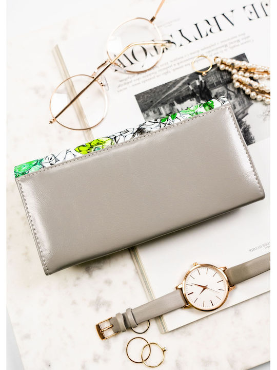Groß Leder Damen Geldbörse mit RFID Beige