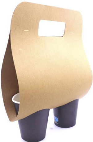 Set of 100 Coffee Cup Holders 2 Positions