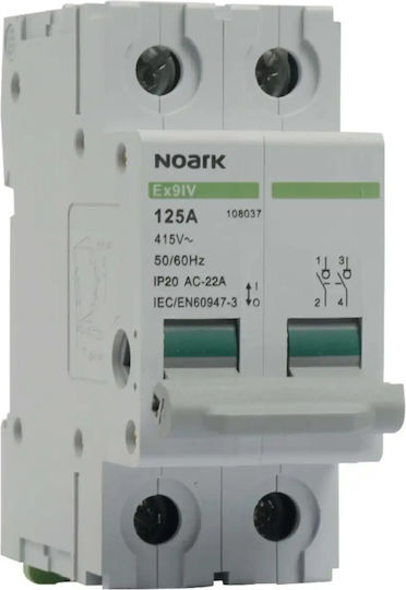 Noark Panel Push Switch 40A
