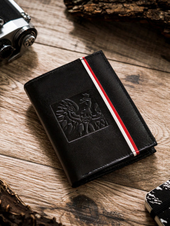 Leather Men's Wallet with RFID Beige