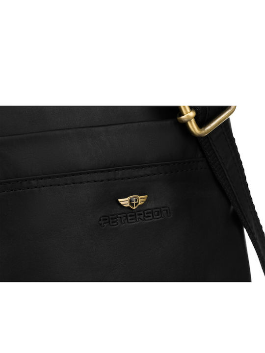 Leather Men's Bag Shoulder / Crossbody Black