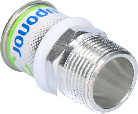 Uponor Υποδοχή με Αρσενικό Σπείρωμα 25mm Μπρούτζινο