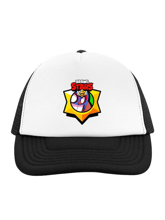 Brawl Stars El Primo Καπέλο Ενηλίκων Soft Trucker Δίχτυ Black White Polyester Ενηλικων Unisex One Size Brawl Stars El Primo Καπέλο Ενηλίκων Soft Trucker Δίχτυ Black White Polyester Ενηλικων Unisex One Size