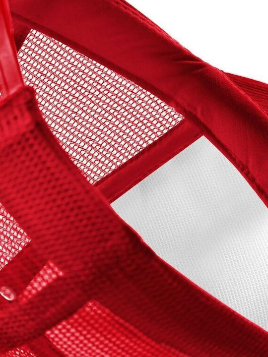 Brawl Stars Ruffs Kappen Erwachsenen Soft Trucker Netz Rot Weiß Polyester Unisex One Size