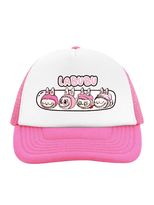 Koupakoupa Παιδικό Καπέλο Jockey Labubu Pink