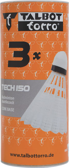 Talbot Torro Tech Φτερά Badminton 3τμχ