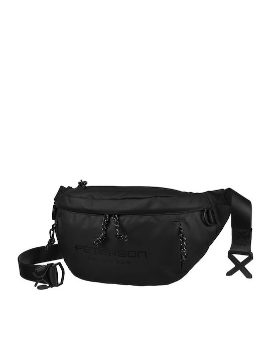 Herren Bum Bag Taille Schwarz