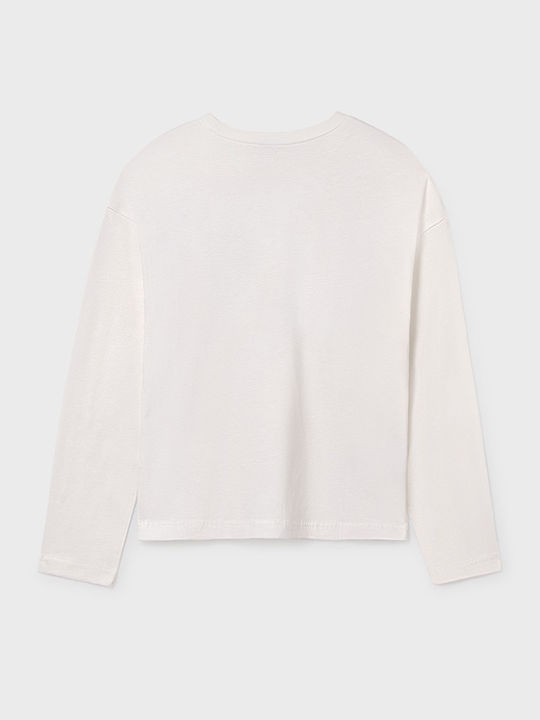 Kids' Shirt Long Sleeve Beige-stone