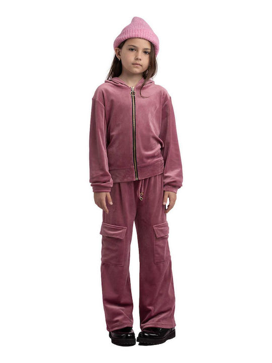 Kids Sweatpants Set Lilac 2pcs
