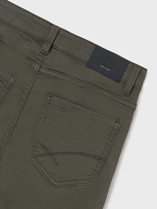 Kinder Schlaghose Jeans Grün
