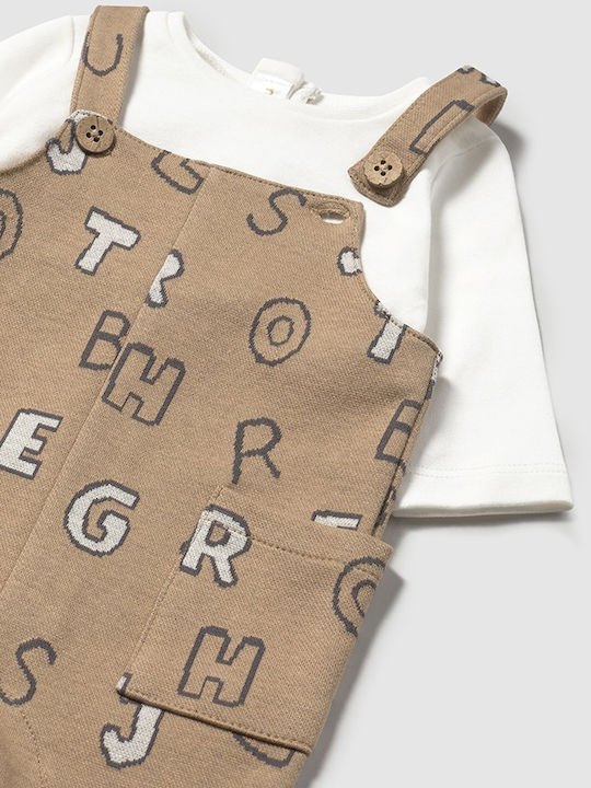 Mayoral Babystrampler Langärmliges Beige