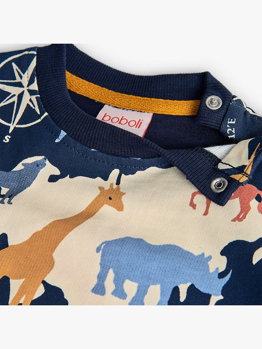 Fleece Παιδικό Φούτερ Μπλε