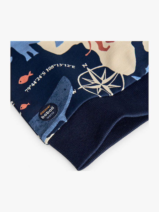 Fleece Παιδικό Φούτερ Μπλε
