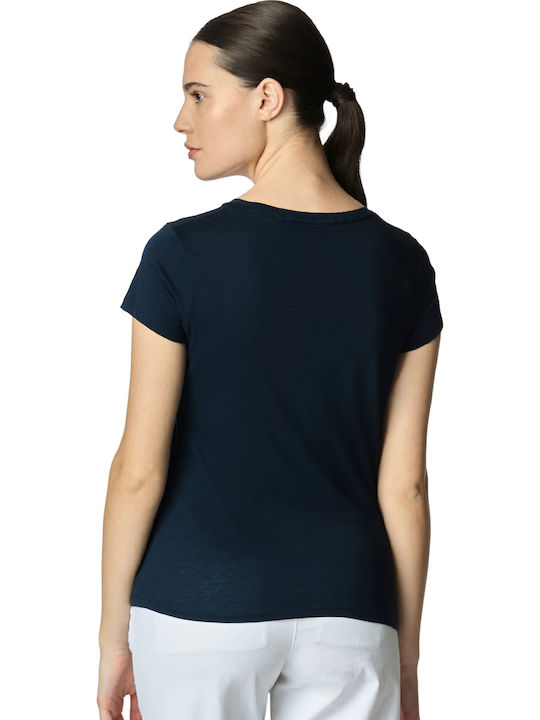 Cry Women's Blouse Navy Blue