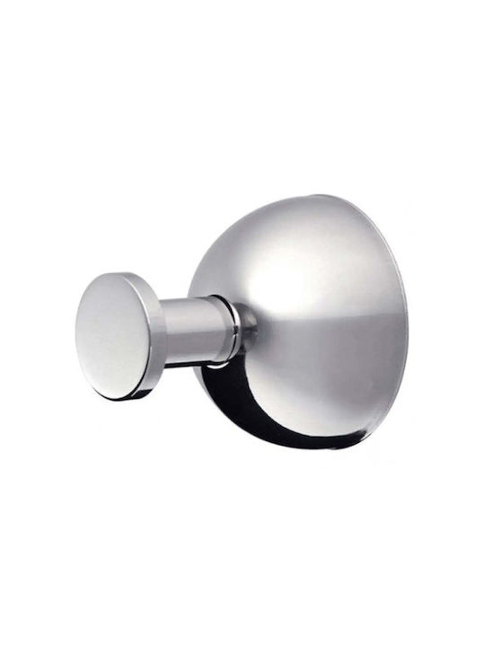Kapitan Кука За Банята Едно С Винтове 4.5x4.5см Inox Сребрист