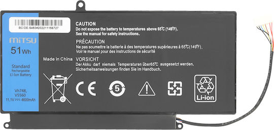Батерия Mitsu за Dell Vostro 5460 5480 5560 P34f