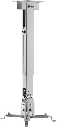 Lechpol Βάση Projector Τοίχου με Μέγιστο Φορτίο 20kg Γκρι