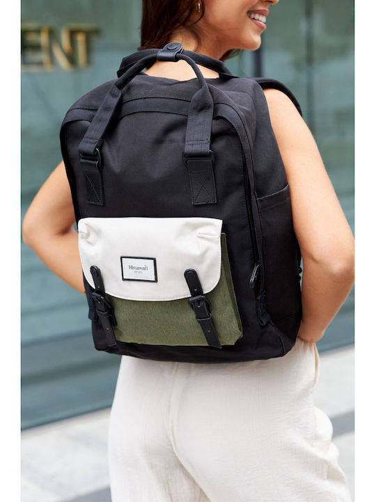 Himawari Tasche Rucksack für Laptop 15.6" in Schwarz Farbe 1256464