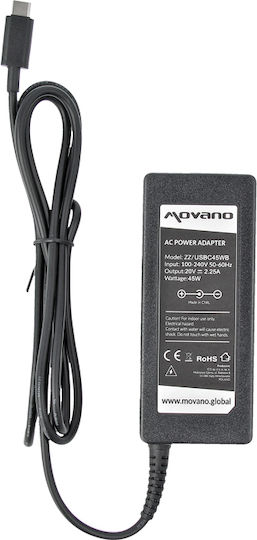 Movano 45w Usb Type-c Usb-c Power Supply Black