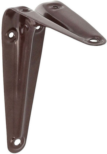 Amig Γωνία Ραφιού από Μέταλλο σε Καφέ Χρώμα 200x150mm 4407