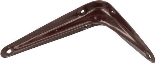Amig Γωνία Ραφιού από Μέταλλο σε Καφέ Χρώμα 200x150mm 4407