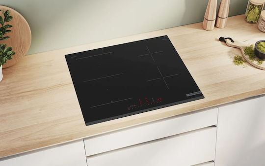 Bosch Serie 6 Smart Induction Cooktop Autonomous with Child Lock Function 59.2x52.2εκ.