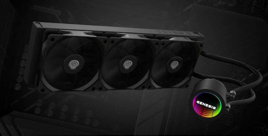 Genesis Hydria 360 Water Cooling System AIO CPU with 3 Fans 120mm