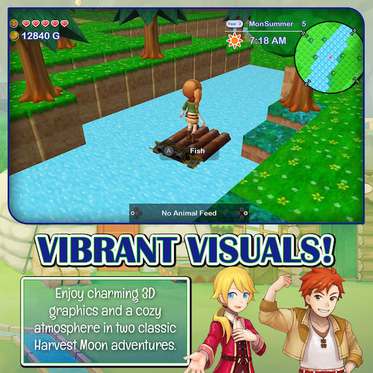 Harvest Moon:The Lost Valley & Skytree Village Switch Game