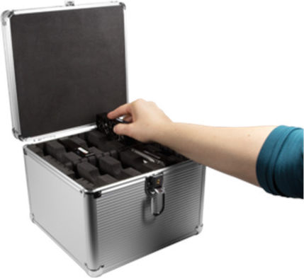 LogiLink 3,5" HDD protection cabinet for 10 HDDs Θήκη Προστασίας Ασημί UA0193